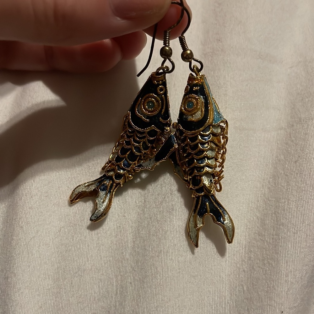 Fish earrings - Picture 4 of 5